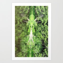 With arms Outstretched Art Print