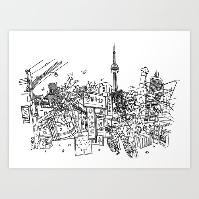 Toronto! Art Print