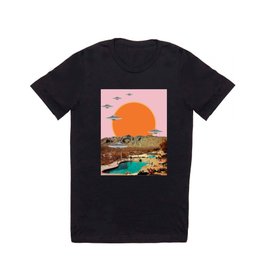 They've arrived!  T Shirt | Aliens, Arizona, Curated, Scifi, Wanderlust, Vintage, Travel, Ufo, 70S, Sunset 