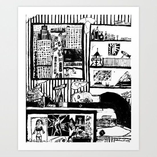 bring me a drunk dream. Art Print