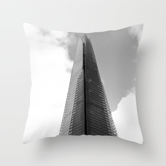 The Shard london Throw Pillow