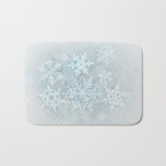 Snow is coming Bath Mat