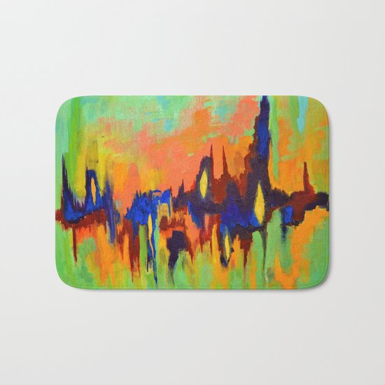 The Color of Sound Bath Mat
