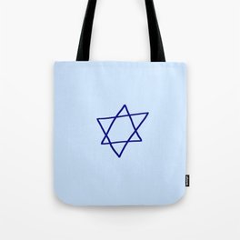 Star of David 14- Jerusalem -יְרוּשָׁלַיִם,israel,hebrew,judaism,jew,david,magen david Tote Bag