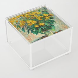 Jerusalem Artichoke Flowers, 1880 by Claude Monet Acrylic Box