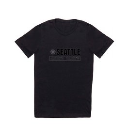 Seattle City GPS Coordinates Souvenir USA Travel Gift Idea T Shirt