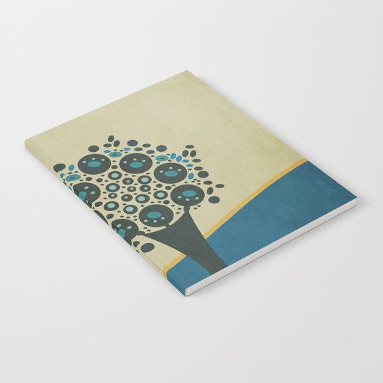 Lone tree in the hills Notebook