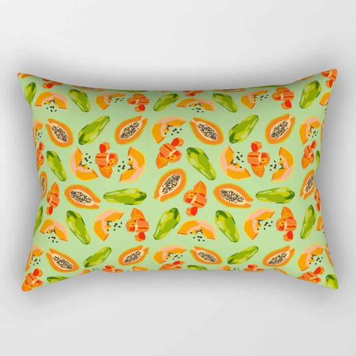 Papaya Rectangular Pillow