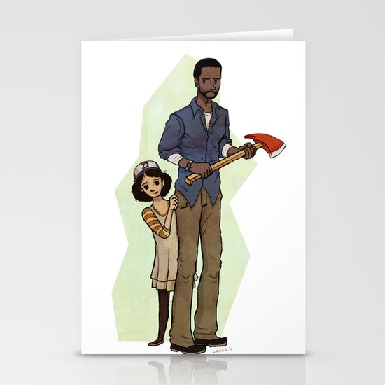 The Walking Dead Stationery Cards