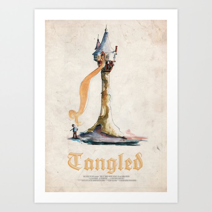 Tangled Art Print