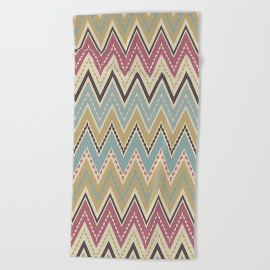 Ethnic patterns. Tribal pattern . Beach Towel