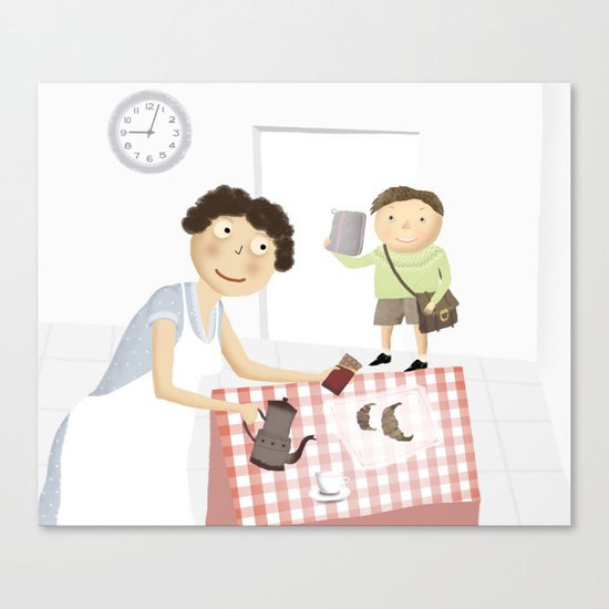 Breakfast Canvas Print