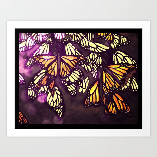 The Monarch (variation) Art Print