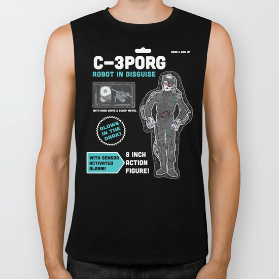 C-3Porg: Robot in Disguise Biker Tank