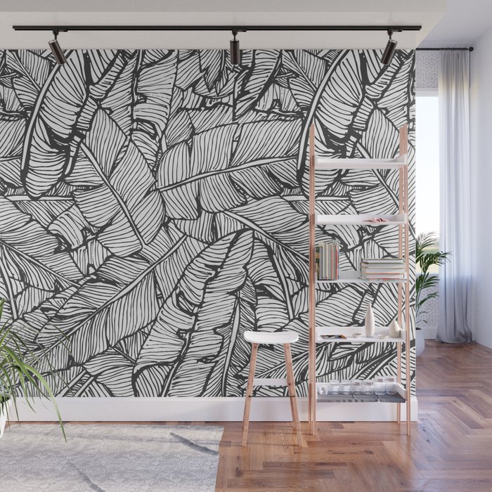 Black White Jungle Society6 Decor Buyart Wall Mural By