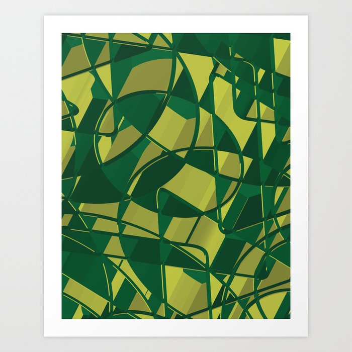 3d Abstract Futuristic Background X 16 Art Print By Creativebd