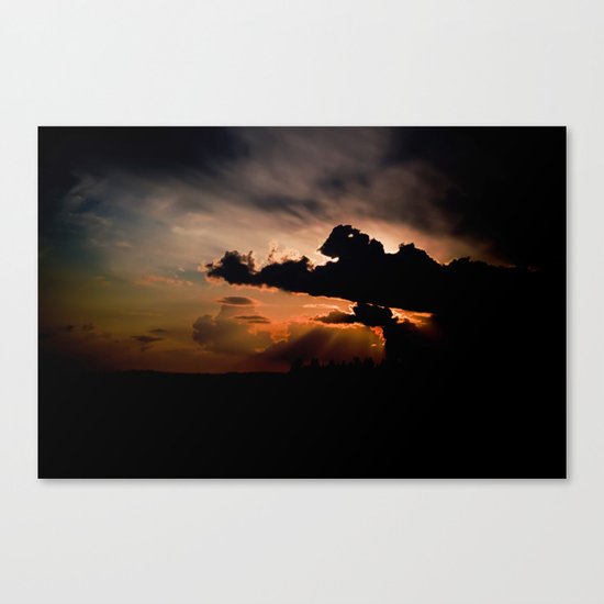 summer sunset Canvas Print