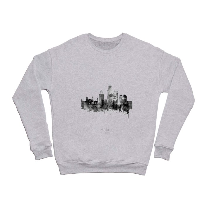 Mobile Alabama Skyline Crewneck Sweatshirt