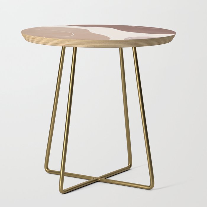 Neutral Color Shapes Side Table