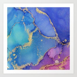 Ocean Marble - Part 2 Art Print