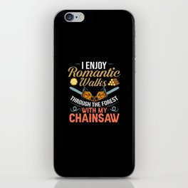 Chainsaw Logger Chain Saw Lumberjack iPhone Skin