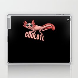 Cool Coolotl Cute Fish Cartoon Kawaii Axolotl Laptop Skin