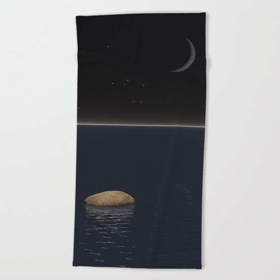 One Giant Leap For Mankind Beach Towel