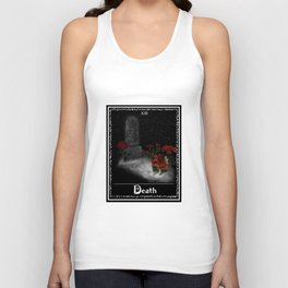 Death Tarot Card | Witchcraft Divination Unisex Tank Top