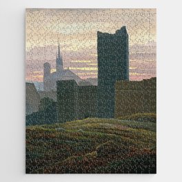 The Imperial Castle in Eger - Carl Gustav Carus  Jigsaw Puzzle
