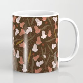 Bellflowers in Dusty Orange and Pink Coffee Mug