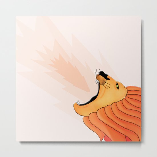 Lion Metal Print