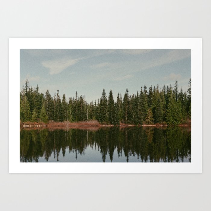Soft Season / Mirror Lake Art Print
