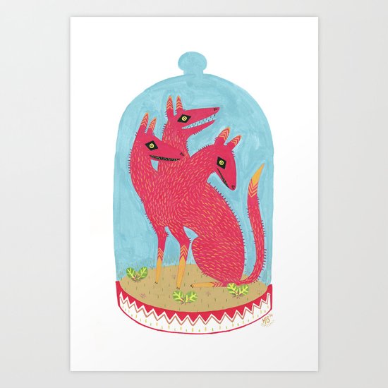 Don't Keep Your Hellbeasts in Glass Jars Art Print