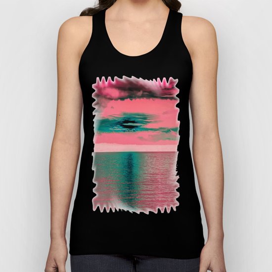 Sunset at Sea Unisex Tank Top
