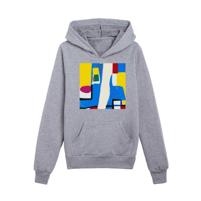 Abtract cityscape Kids Pullover Hoodie