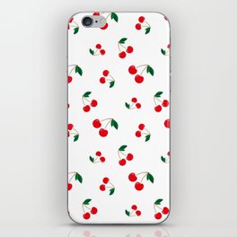 Cherry pattern iPhone Skin