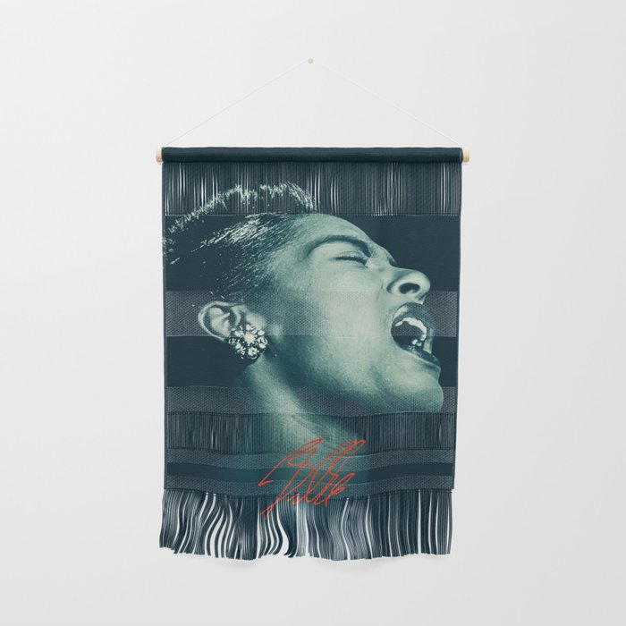Billie / The great Billie Holiday Wall Hanging