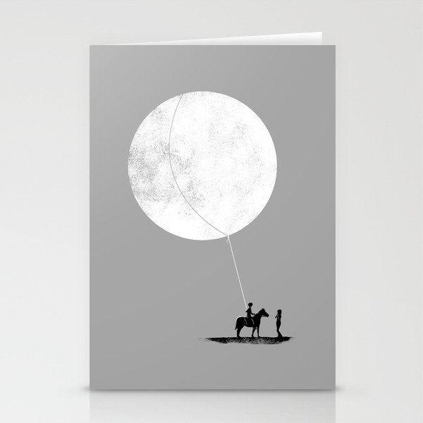 do you want the moon? Stationery Cards