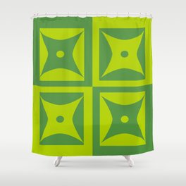 Modern Block H Shower Curtain