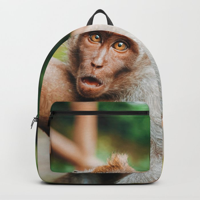 Cute Monkey (Color) Backpack