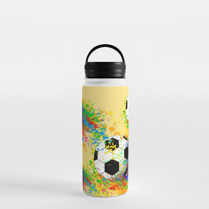 Soccer Water Bottle 32 ounce Personalized Soccer Ball Water Flask Bottle