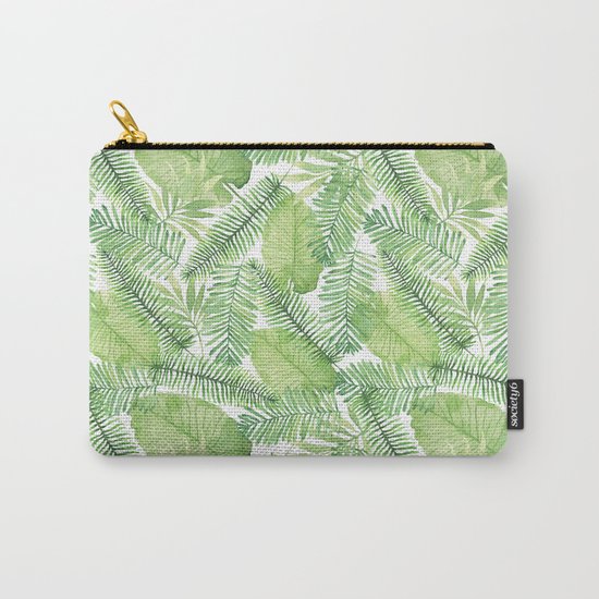 Tropical Branches Pattern 02 Carry-All Pouch