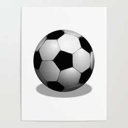 Football Soccer Ball Poster