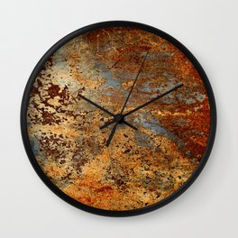 Beautiful Rust Wall Clock