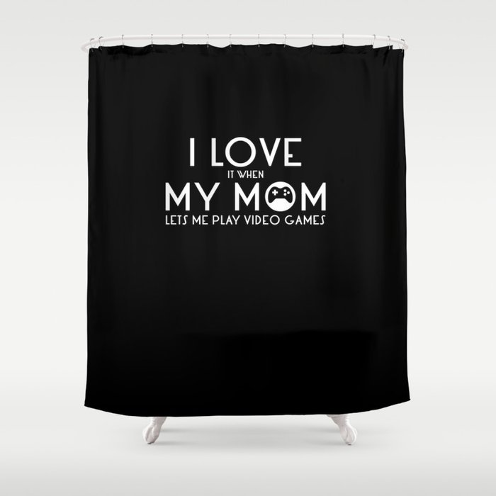 Fun Game Bathroom Sets with Shower Curtain and Rugs and  Accessories,Computer Gamer Shower Curtain Sets,Computer Child Play Game  Shower Curtains for