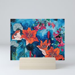 Blooming Night Garden: Twilight Mini Art Print