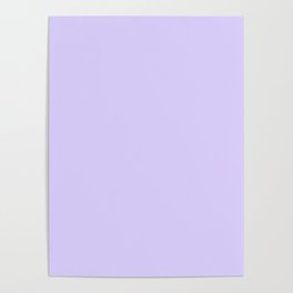 Pale Lavender Violet Poster
