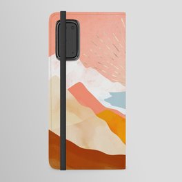 Retro lake Sunset Android Wallet Case