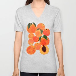 Peach Harvest V Neck T Shirt
