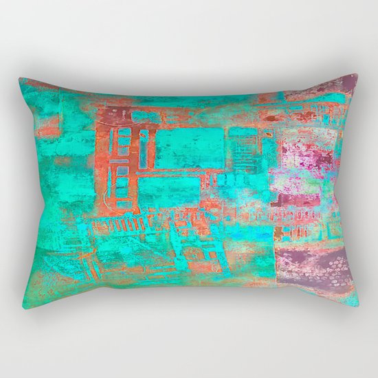Abstract Ladder Rectangular Pillow